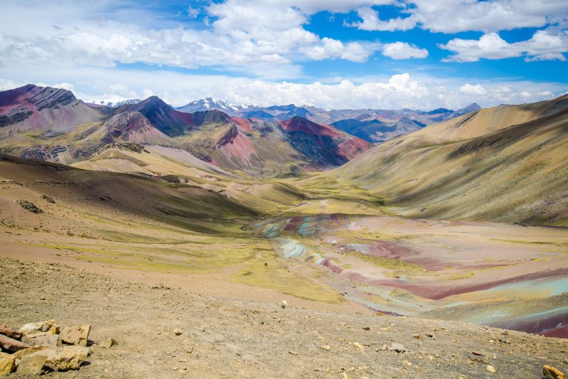Rainbow Mountain Path Peru